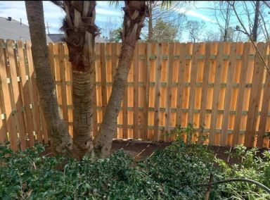 decorative wooden fencing installed by pro fence cape coral